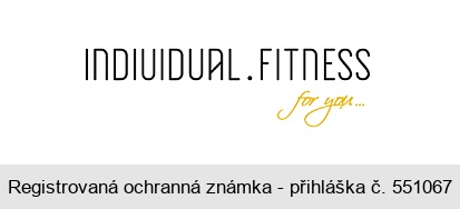 INDIVIDUAL.FITNESS for you ...