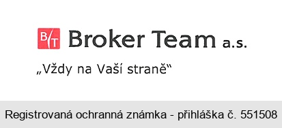 BT Broker Team a.s. "Vždy na Vaší straně"