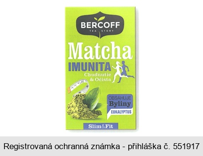 Matcha IMUNITA Chudnutie & Očista BERCOFF TEA STORY