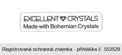 EXCELLENT CRYSTALS Made with Bohemian Crystals