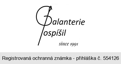 Galanterie Pospíšil since 1991