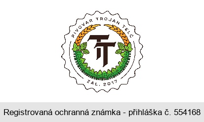 TT Pivovar Trojan Telč zal. 2017