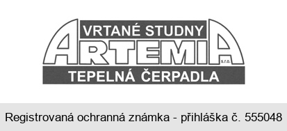 ARTEMIA s.r.O. VRTANÉ STUDNY TEPELNÁ ČERPADLA
