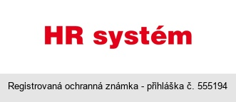 HR systém