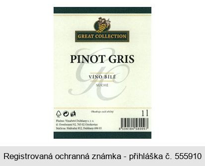 GREAT COLLECTION PINOT GRIS