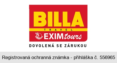 BILLA TRAVEL EXIM tours DOVOLENÁ SE ZÁRUKOU