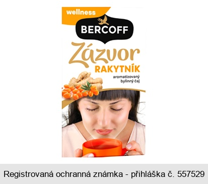 wellness BERCOFF Zázvor RAKYTNÍK aromatizovaný bylinný čaj