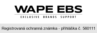 WAPE EBS EXCLUSIVE BRANDS SUPPORT