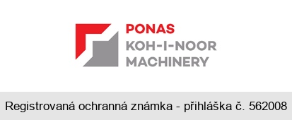 PONAS KOH-I-NOOR MACHINERY