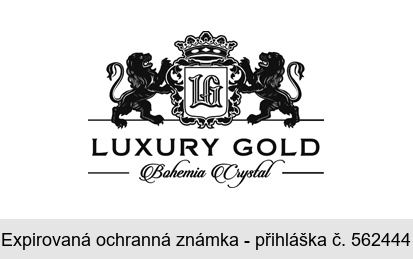 LG LUXURY GOLD Bohemia Crystal