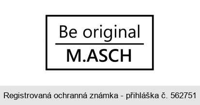Be original M.ASCH
