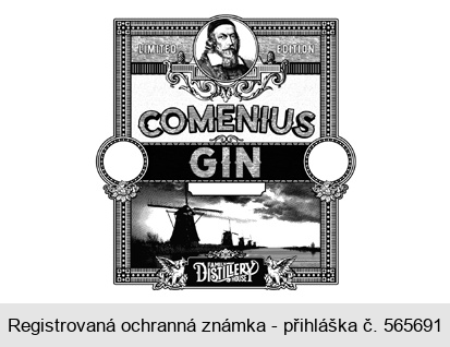 LIMITED EDITION COMENIUS GIN FAMILY DISTILLERY HOUSE