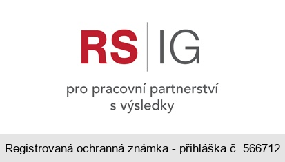 RS IG pro pracovní partnerství s výsledky