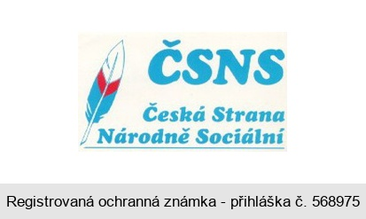 ČSNS Česká Strana Národně Sociální