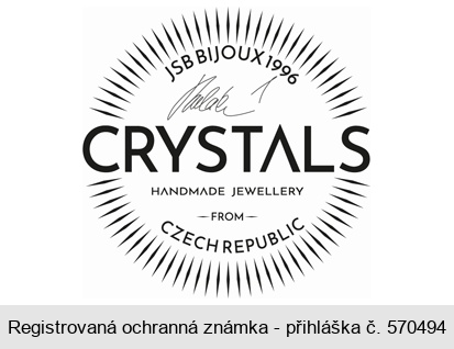 JSB BIJOUX 1996 CRYSTALS HANDMADE JEWELLERY FROM CZECH REPUBLIC