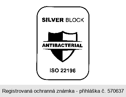 SILVER BLOCK ANTIBACTERIAL ISO 22196