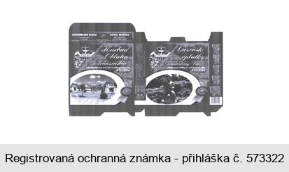 Lázeňské oplatky Františkovy Lázně s lískovými oříšky a s příchutí vanilky Kurbad Oblaten Franzensbad