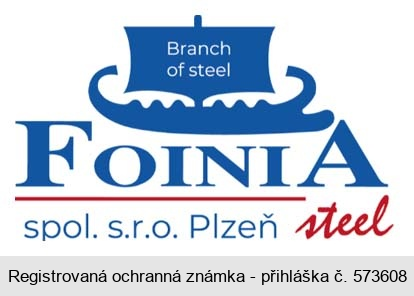 FOINIA steel spol. s. r.o. Plzeň Branch of steel