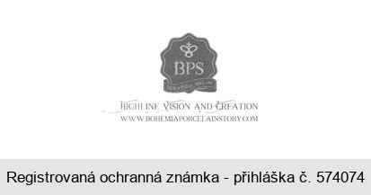 BPS HAAS & CZJZEK SINCE 1792 HIGHLINE VISION AND CREATION WWW.BOHEMIAPORCELAINSTORY.COM