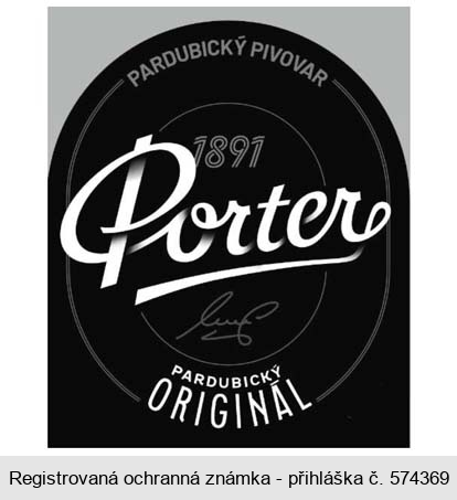 Porter 1891 PARDUBICKÝ ORIGINÁL PARDUBICKÝ PIVOVAR