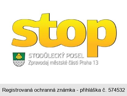 stop STODŮLECKÝ POSEL Zpravodaj městské části Praha 13