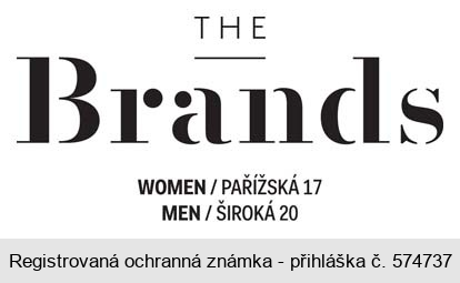 THE Brands WOMEN / PAŘÍŽSKÁ 17 MEN / ŠIROKÁ 20