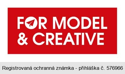 FOR MODEL & CREATIVE