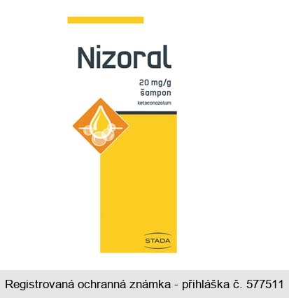 Nizoral 20mg/g šampon ketoconazolum STADA