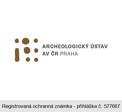 ARCHEOLOGICKÝ ÚSTAV AV ČR PRAHA