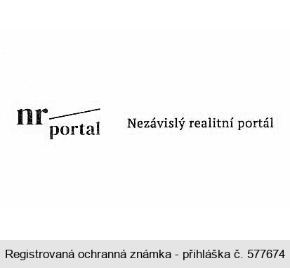 nr portal Nezávislý realitní portál