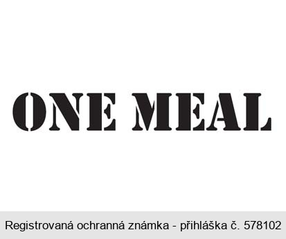 ONE MEAL