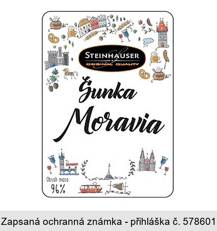 STEINHAUSER ORIGINAL QUALITY Šunka Moravia