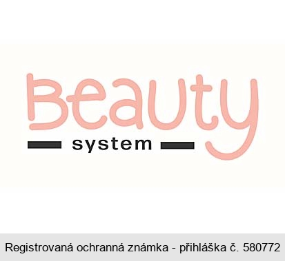 Beauty system