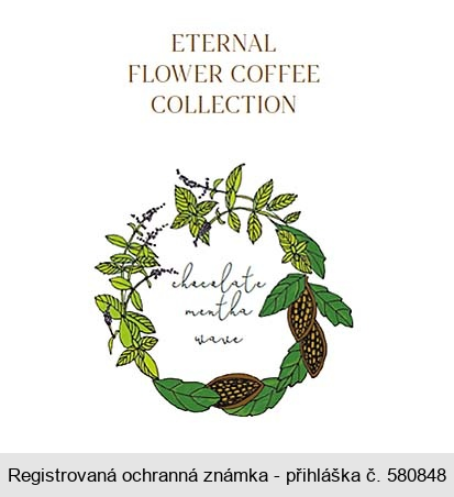 ETERNAL FLOWER COFFEE COLLECTION chocolate mentha wave