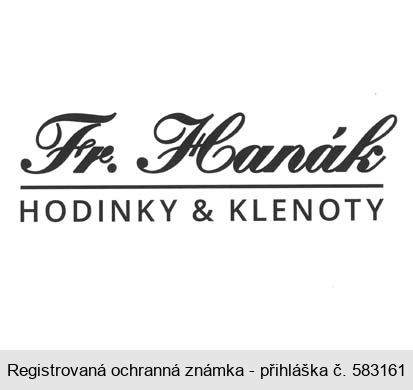 Fr. Hanák HODINKY & KLENOTY