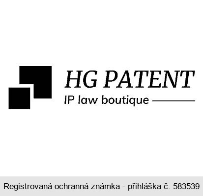 HG PATENT IP law boutique