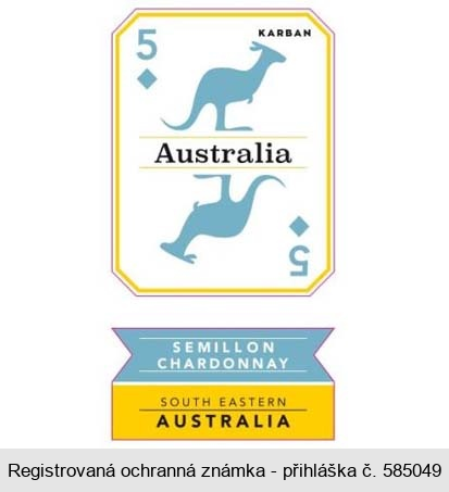 Australia KARBAN SEMILLON CHARDONNAY SOUTH EASTERN AUSTRALIA