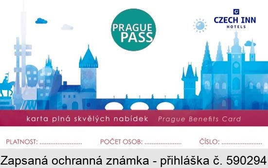 PRAGUE PASS CZECH INN HOTELS karta plná skvělých nabídek Prague Benefits Card