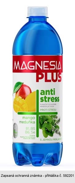 MAGNESIA PLUS anti stress PROTI STRESU mango meduňka