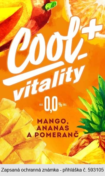 Cool + vitality MANGO, ANANAS A POMERANČ