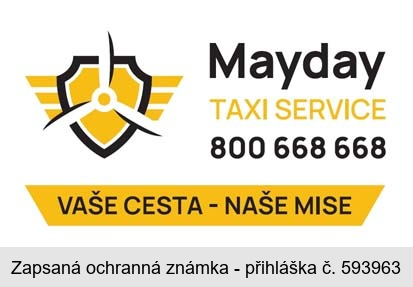 Mayday TAXI SERVICE 800 668 668 VAŠE CESTA - NAŠE MISE