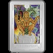Stbrn mince The Hierophant (Veleknz) 1 Oz 2022 (Tarotov karty) Color PROOF - (6.)
