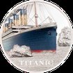 Exkluzivn stbrn mince 3 Oz Titanic (110. vro) (v minci je vsazeno skuten uhl z Titanicu) 2022 Color Ultra High Relief PROOF