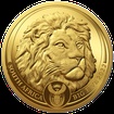 Exkluzivn zlat mince Big Five II - Lion (Lev) 1 Oz 2022 PROOF - (2.)