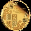 Exkluzivní zlatá mince Královna Alžvěta II. -  Platinové výročí nástupu na trůn 2 Oz (H.M.Queen Elizabeth II.) 2022 PROOF