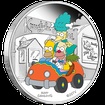 Stbrn mince 1 Oz The Simpsons - Krusty Lu Studios 2022 Color PROOF