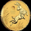 Lunární série III. - zlatá mince Year of the Rabbit (Rok králíka) 1/2 Oz 2023