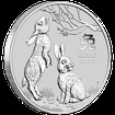 Lunrn srie III. - stbrn mince Year of the Rabbit (Rok krlka) 2 Oz 2023