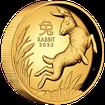 Lunrn srie III. - exkluzivn zlat mince Year of the Rabbit (Rok krlka) 1 Oz 2023 High Relief PROOF