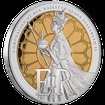 Exkluzivn stbrn mince Krlovna Albta II.- 70. vro korunovace 5 Oz 2023 (H.M.Queen Elizabeth II.) Gilded PROOF